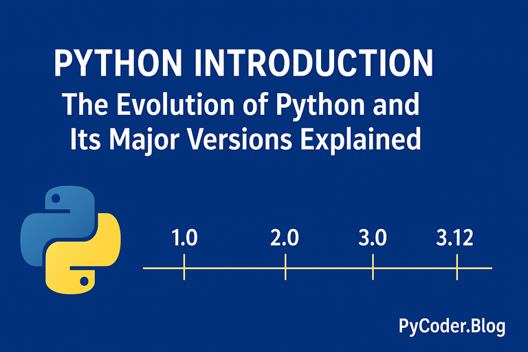 Python Introduction: The Evolution of Python and Its Major Versions Explained