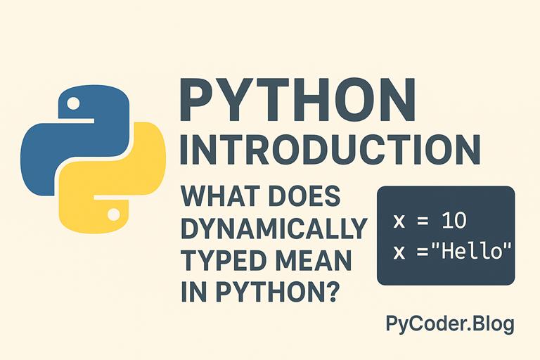 Python Introduction: What Does Dynamically Typed Mean in Python?