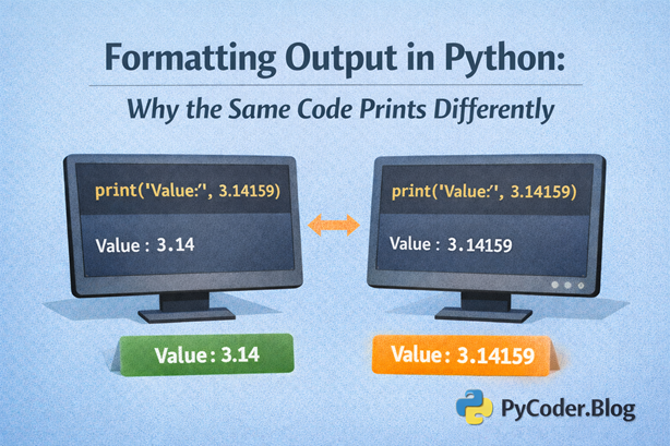 Formatting Output in Python: Why the Same Code Prints Differently