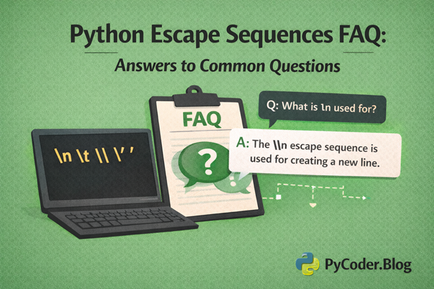 Python Escape Sequences FAQ: Answers to Common Questions