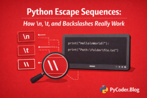 Python Escape Sequences How n, t, and Backslashes Really Work
