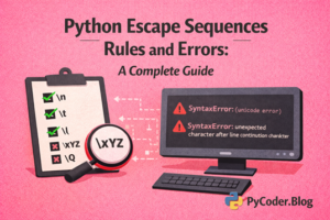 Python Escape Sequences Rules and Errors A Complete Guide